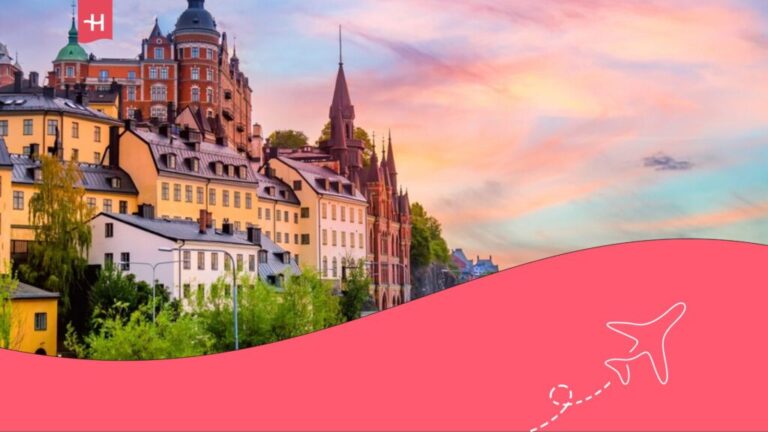 Stockholm city and buildings.