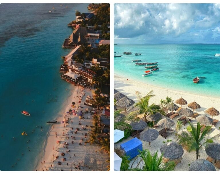 where to stay in zanzibar, beaches and cafés for digital nomads
