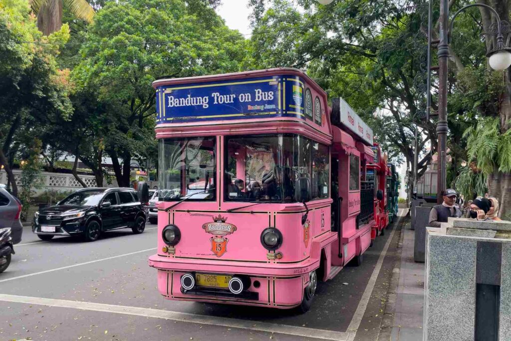 Bandung  local tour bus