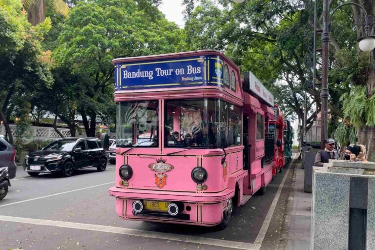 Bandung  local tour bus
