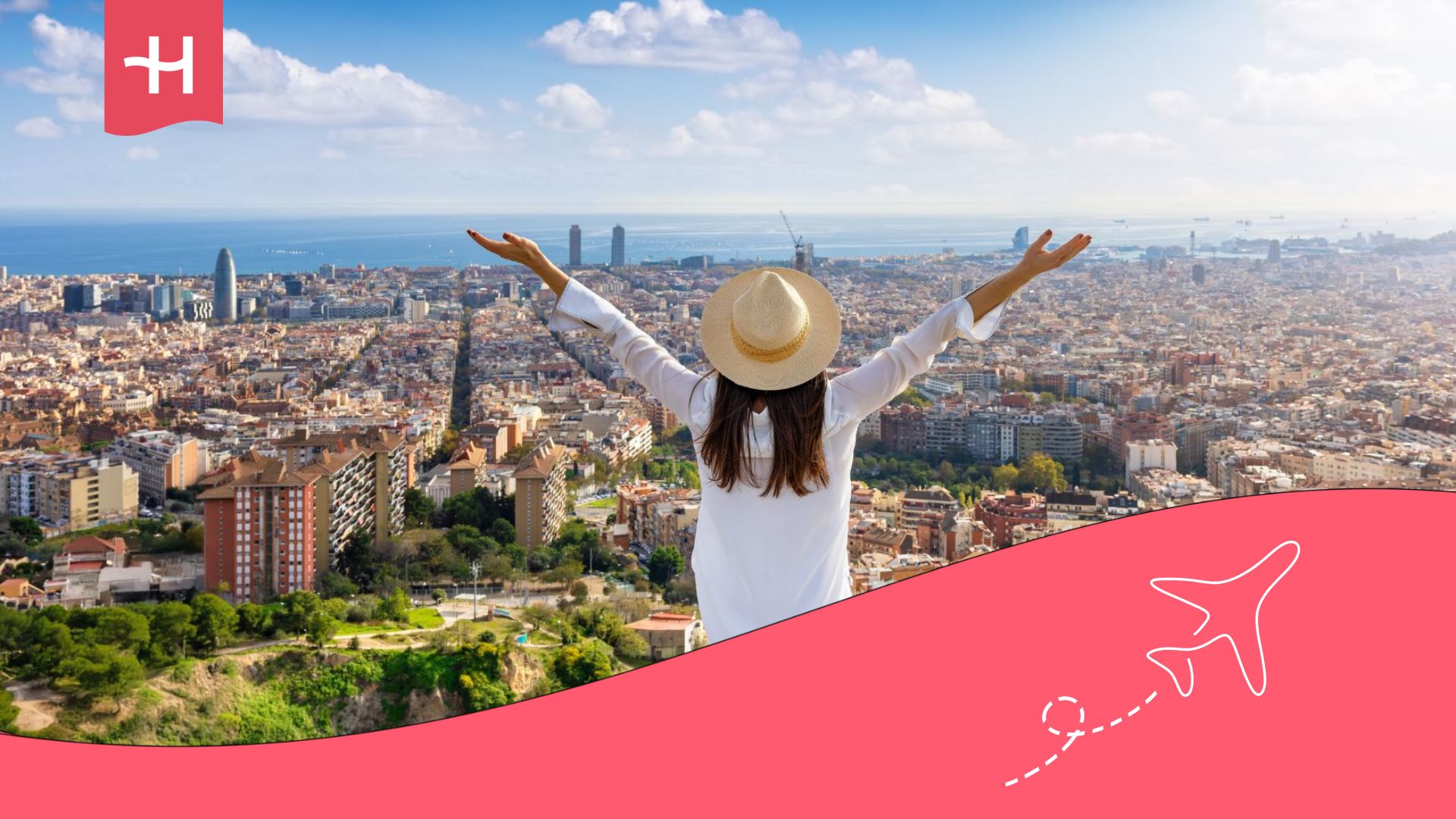 Cheap coliving spaces in Barcelona - Digital nomad in Barcelona's Mirador neighbourhood