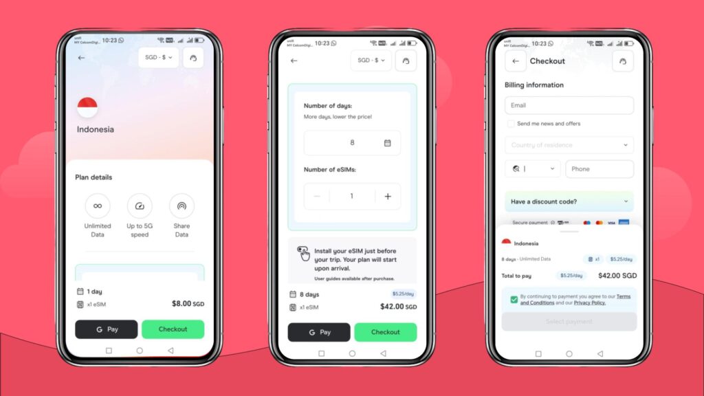 Holafly esim for Indonesia