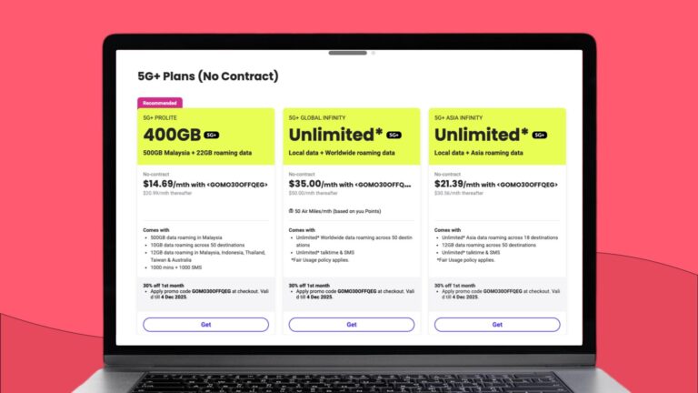 GOMO Australia roaming