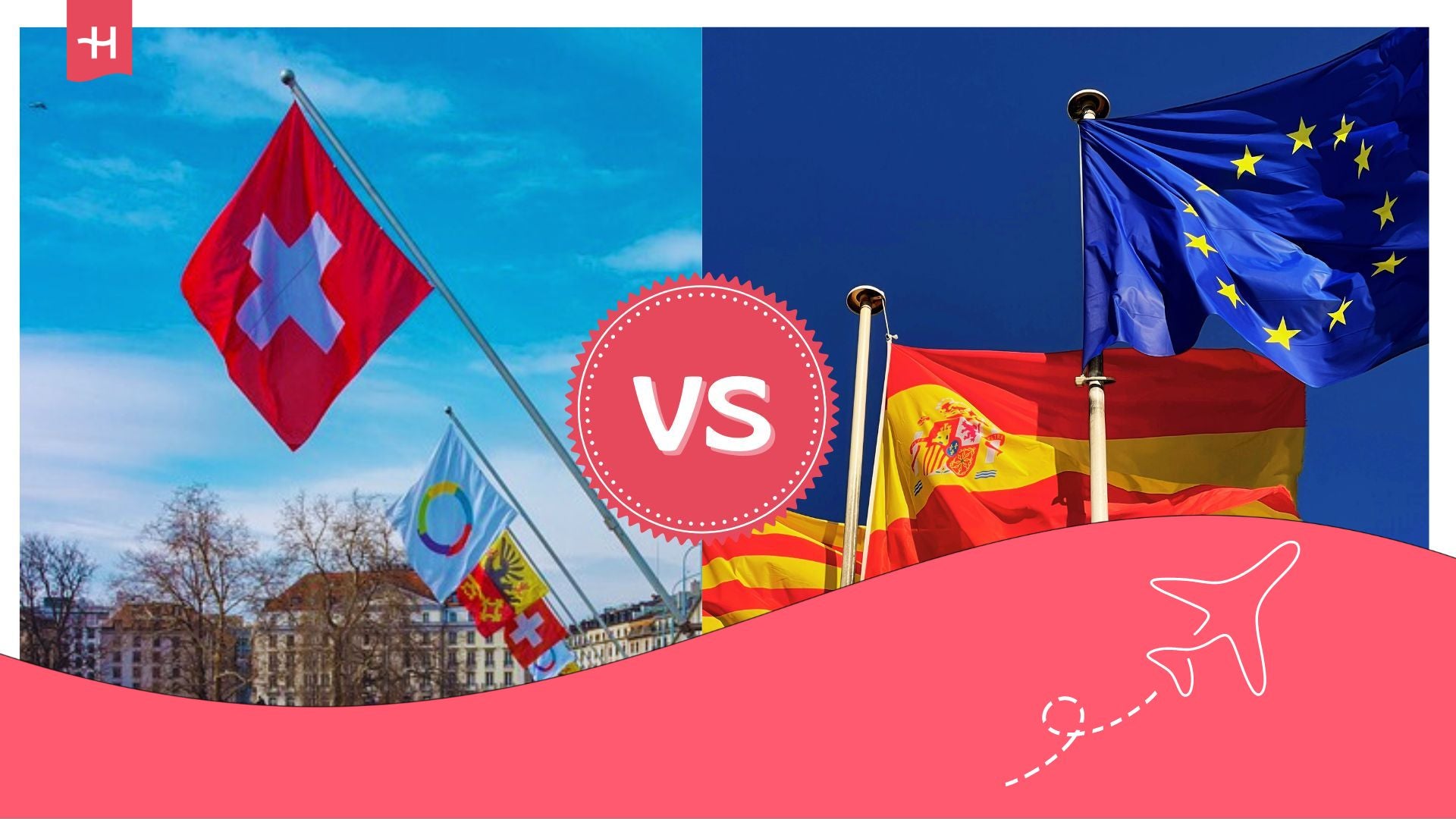 Taxes in Switzerland vs. Spain @pixabay @unsplash