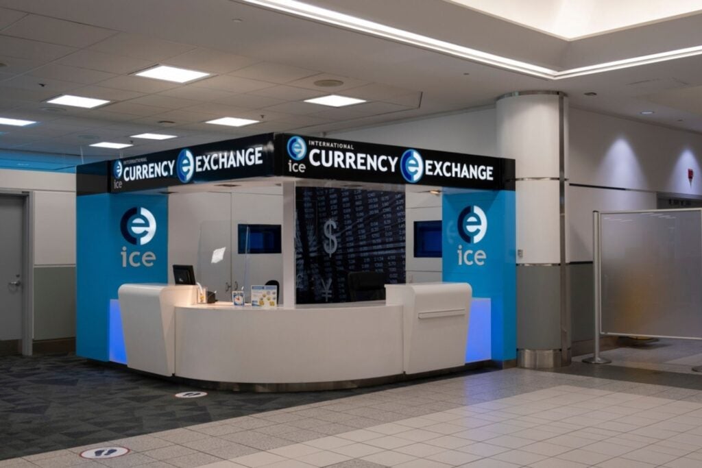 Currency exchange in Toronto airport