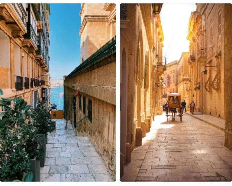 coliving Malta, streets of Malta