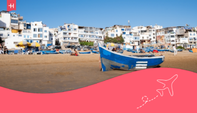 Coliving spaces in Taghazout, Morocco.