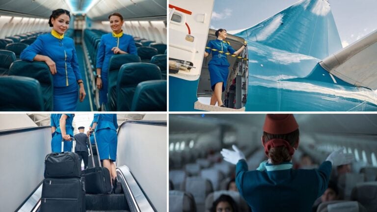 international flight attendant