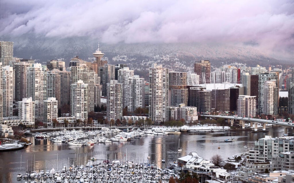 best places to visit in canada for christmas, vancouver