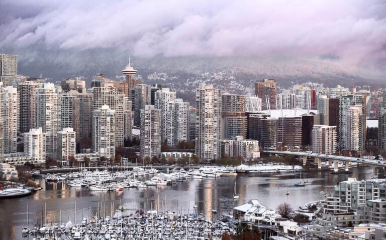 best places to visit in canada for christmas, vancouver