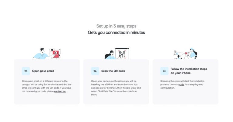 Easy and quick to connect, Holafly Plans