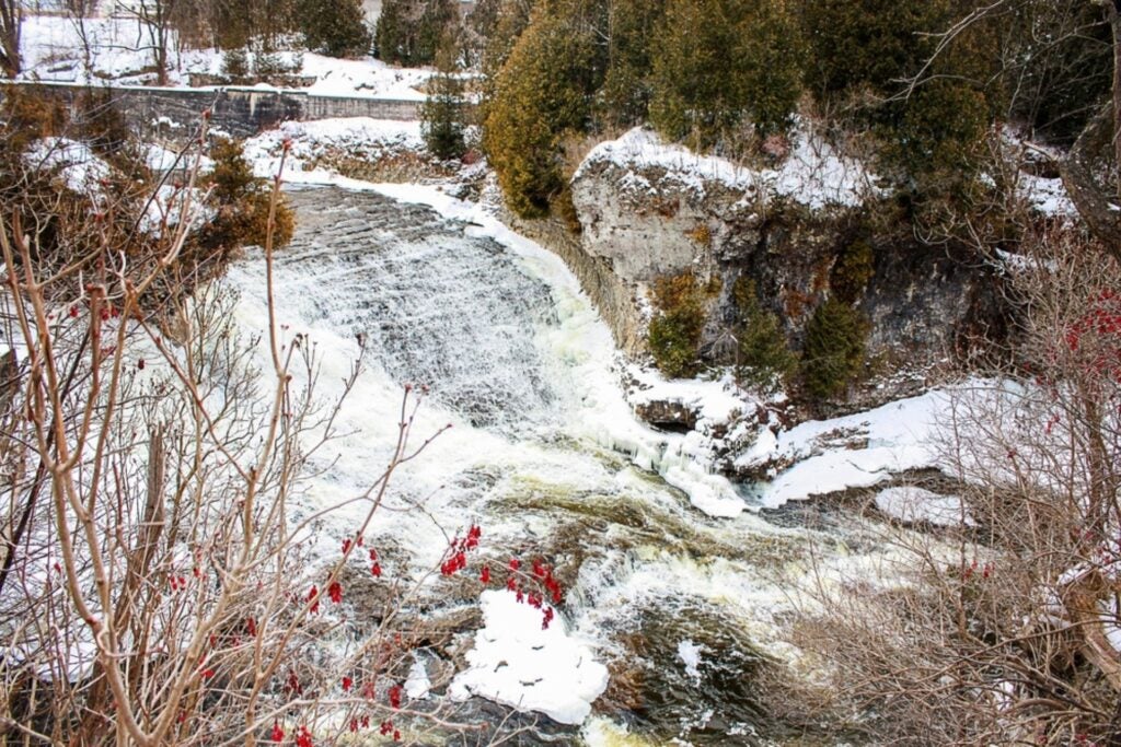 Stunning view of Elora Gorge.