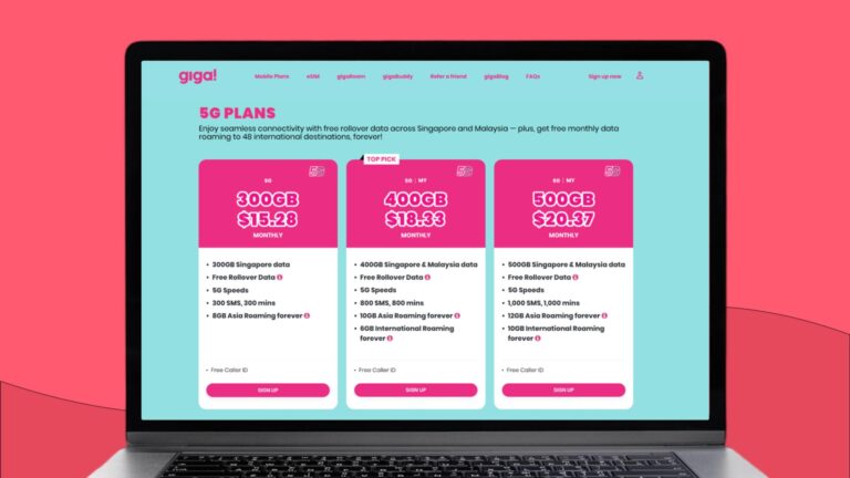 Giga Japan roaming inclusive plans