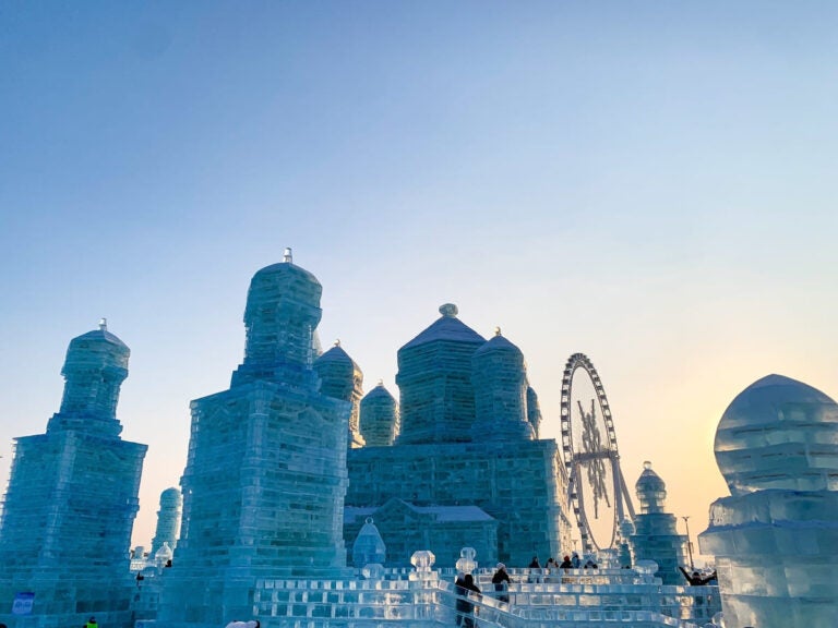 Harbin Ice and snow festival landscape