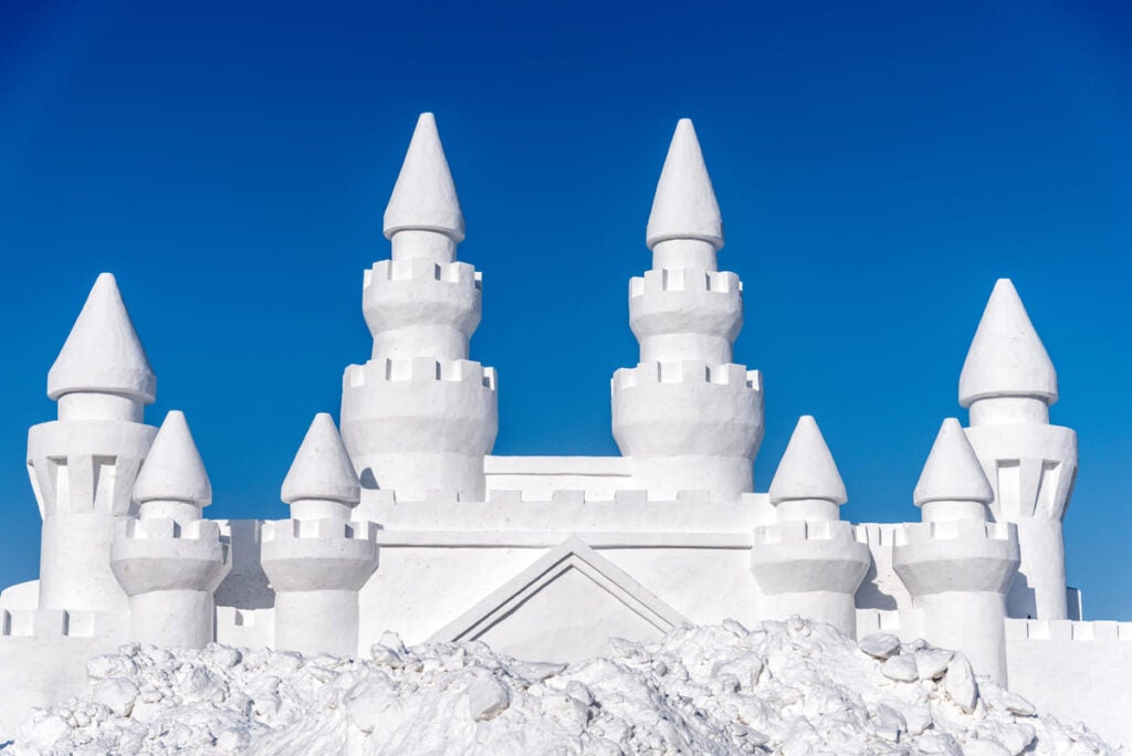 Harbin Ice and snow festival snow castle