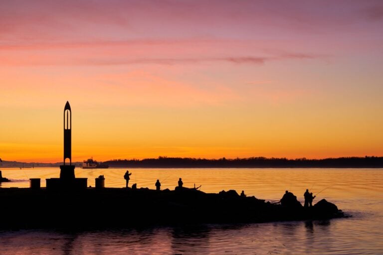 Garry Point early morning in Steveston Village