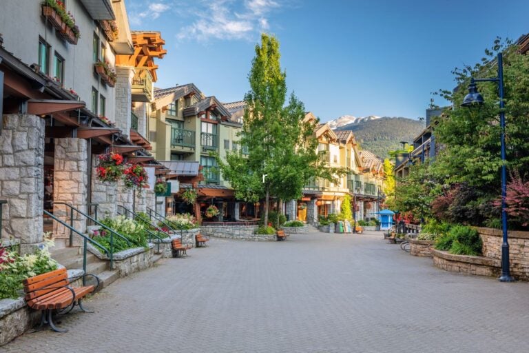 Whistler Village in Summer.