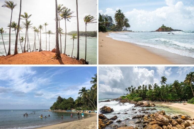 Arugam Bay beaches in Sri Lanka.