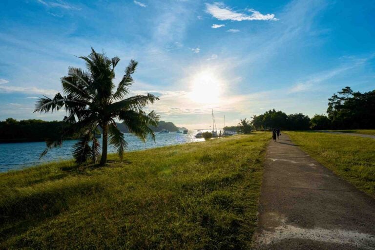 coastal trails in Lazarus island