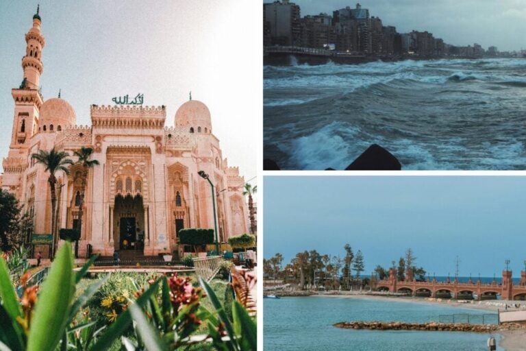 Alexandria and its beaches.