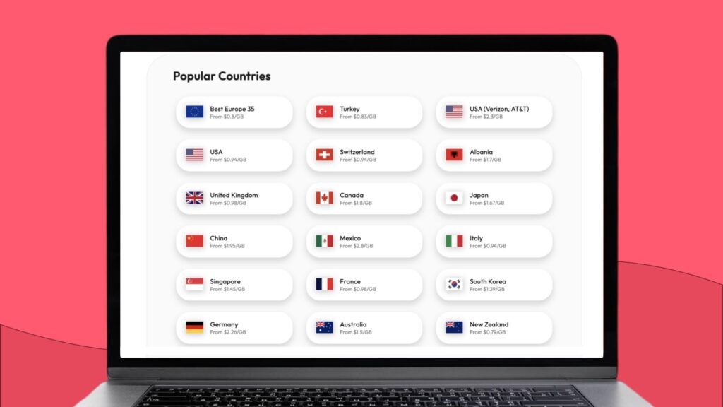 eSIM4Travel official website