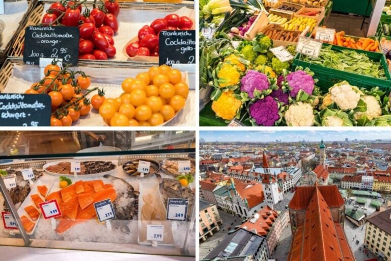 Fresh products you can find in Munich's local market.