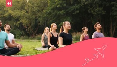 Group of people practicing yoga for improved flexibility and mindfulness.