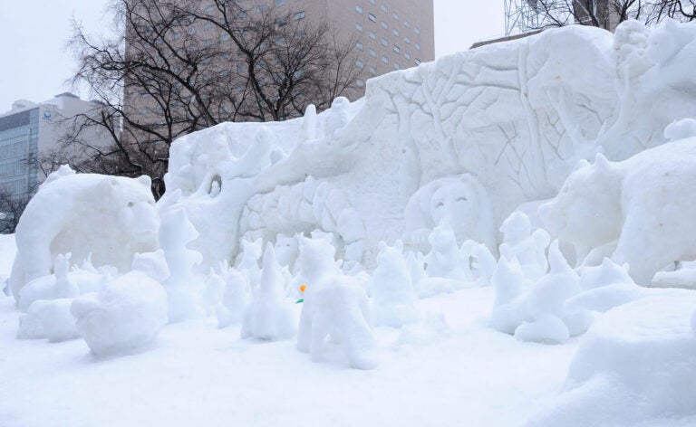 Sapporo snow festival: Odori park