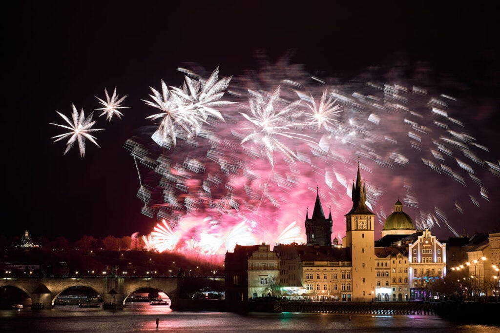 prague fireworks