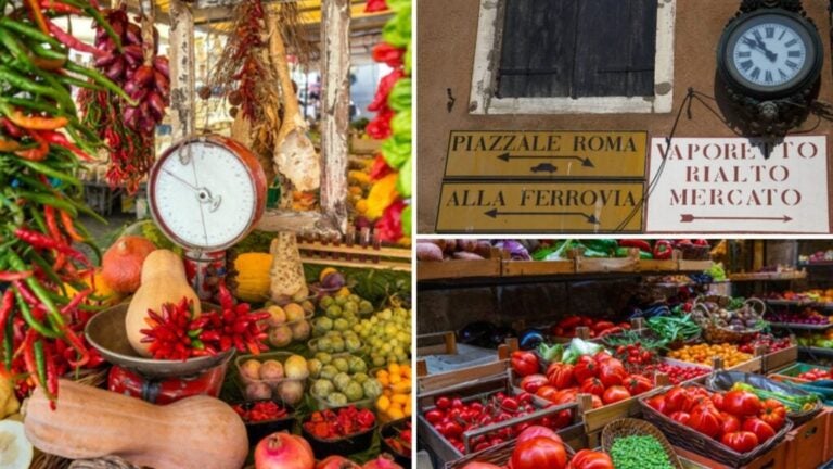 Shops and supermarkets in Venice