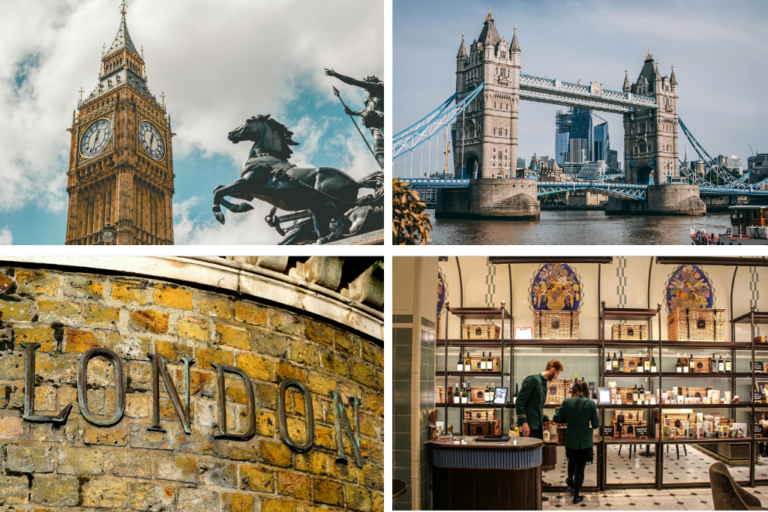 Types of supermarkets in London.