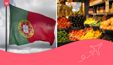 Fruit and vegetable supermarkets in Portugal.