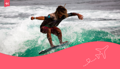 Cover: surfing in Cape Verde