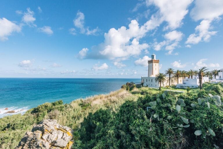 Tangier buildings close to the coast