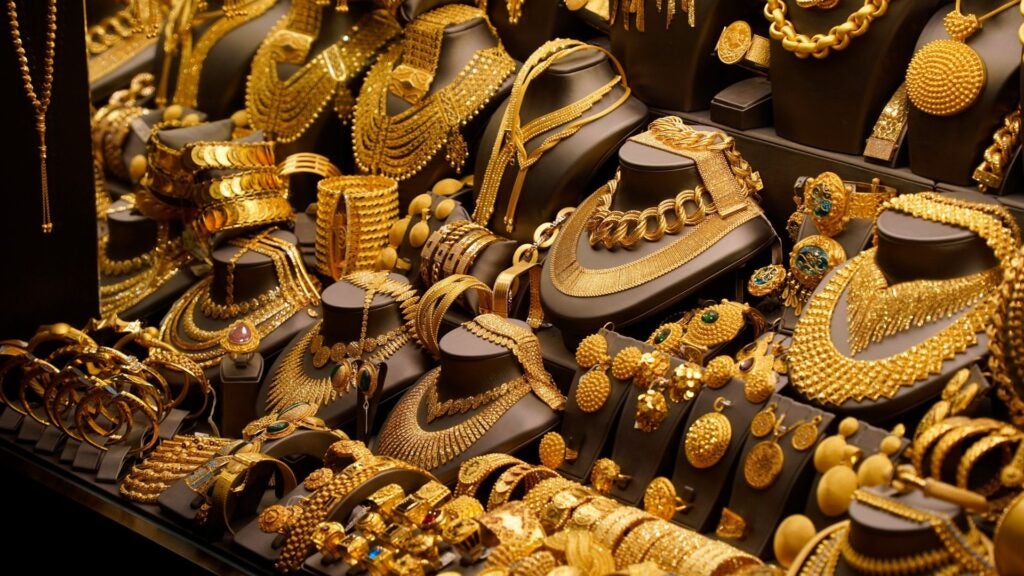 gold jewelry in the grand bazaar