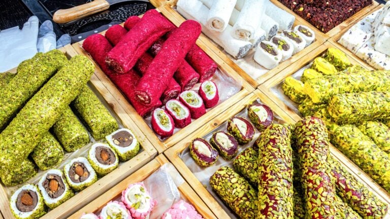 turkish sweets in the Grand Bazaar