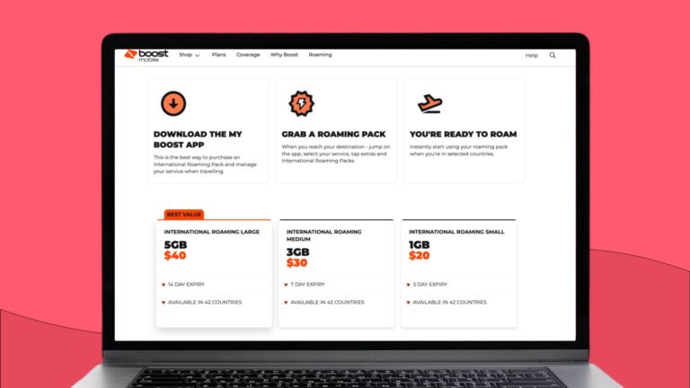 Boost international roaming