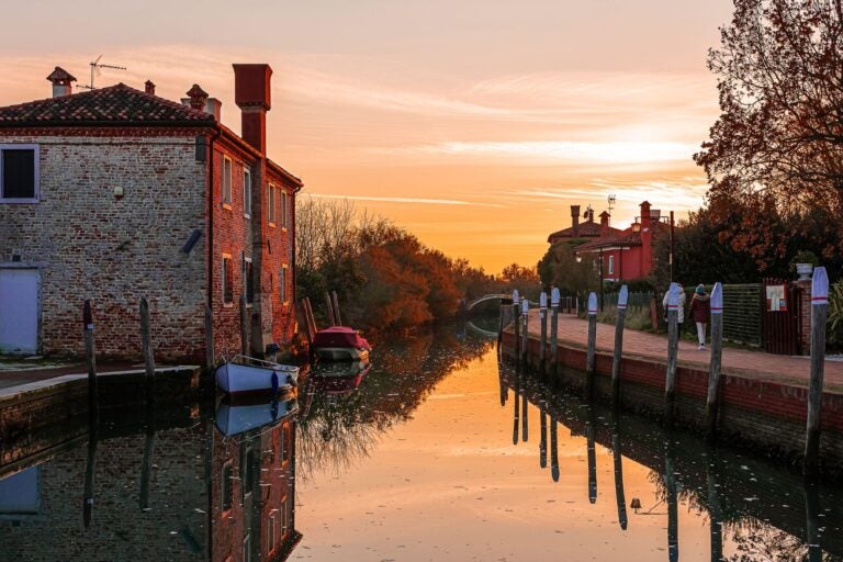 Sunset on the island of Torcello