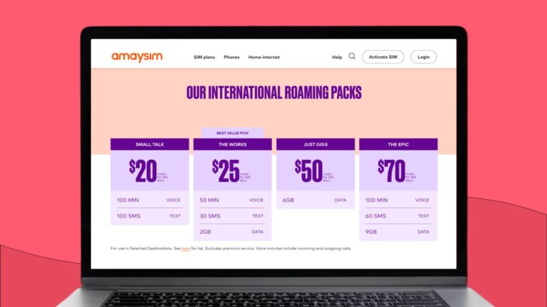 amaysim international roaming