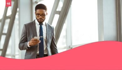 Businessman traveling