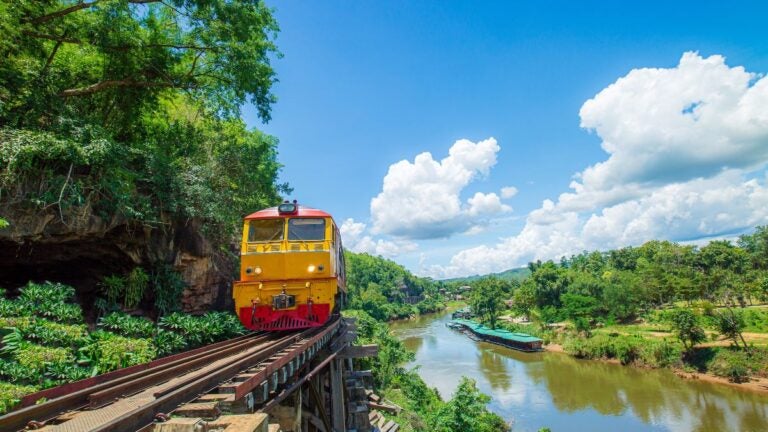 Famous Thailand Train Route