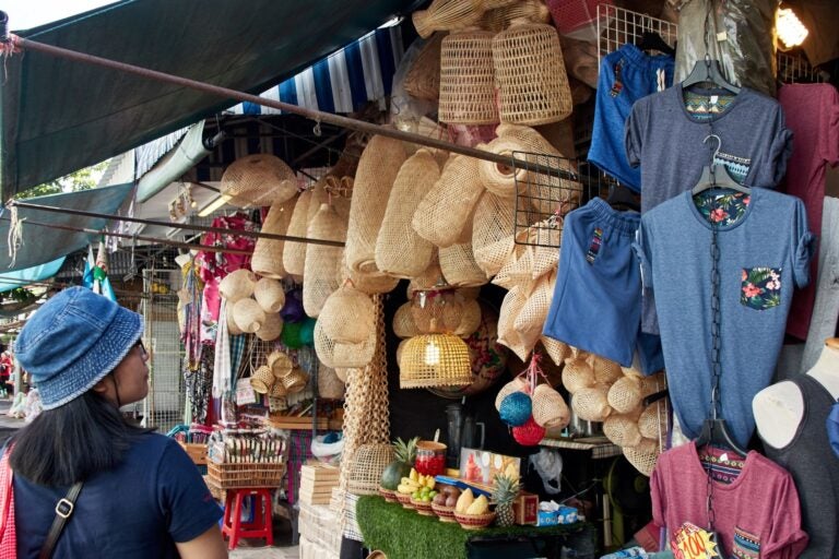 Walking on The Chatuchak Weekend Market