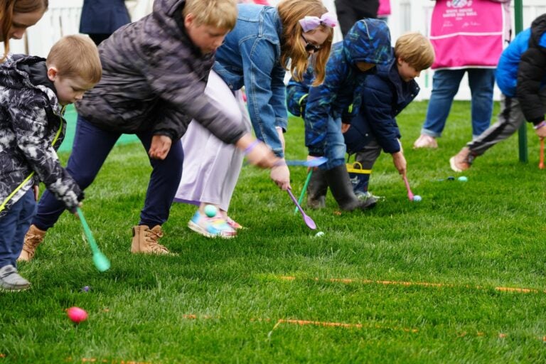 Easter egg rolling at the White House