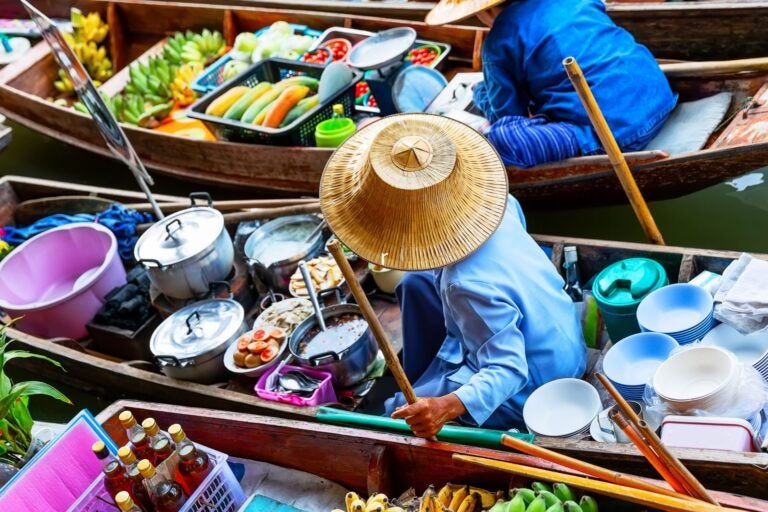 Floating markets near Bangkok