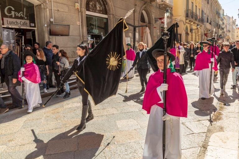 Good Friday processions in Italy.