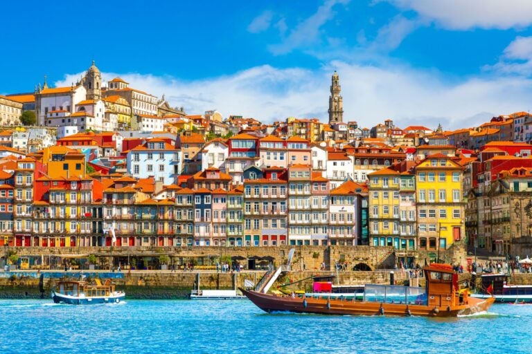 Beautiful view of the city of Porto.