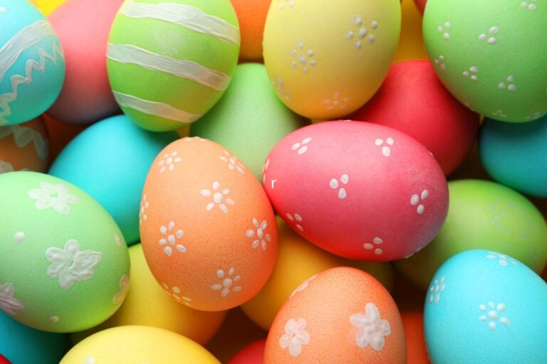 Decorated Easter eggs