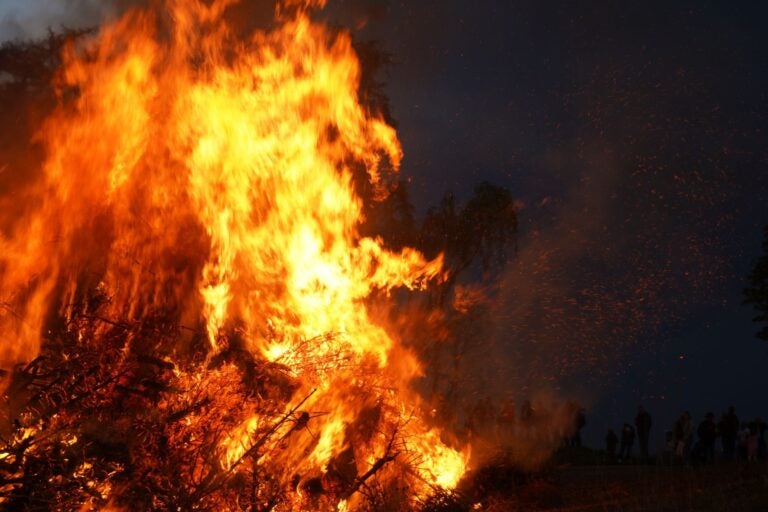 Easter fires in Germany.