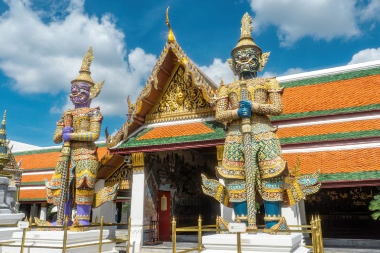 A part of the Grand Palace in Thailand
