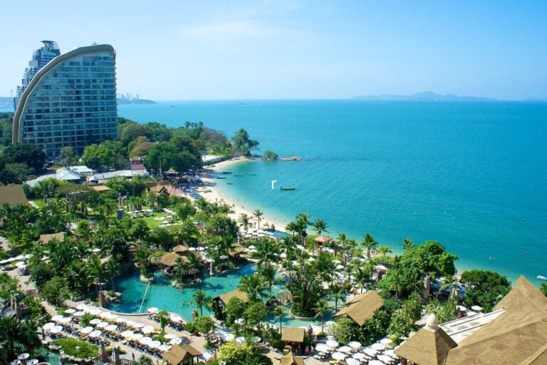 Beach resort in Pattaya.